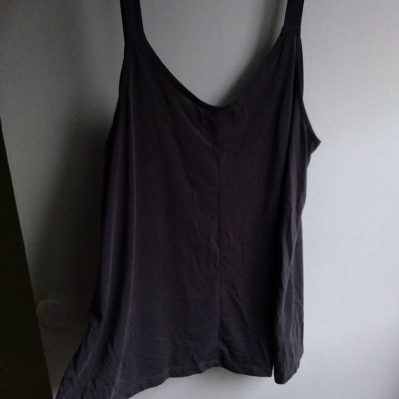 GRAY SPAGHETTI STRAP TANK TOP OLD NAVY SIZE SP SMALL PETITE WOMEN - Picture 6 of 8